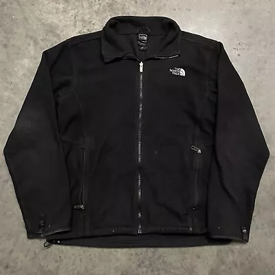 The North Face Jacket Mens Size Large Black Fleece Polartec Full Zip • $16.99