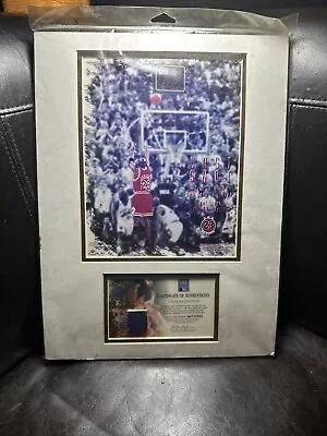 1998 Limited Edition Michael Jordan Last Shot Print With Delta Floor Piece • $175