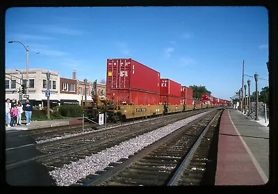 Railroad Slide - DTTX #75596 Intermodal Well Car 1993 K Line Trailer Train 2 • $6