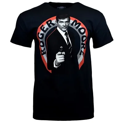 Men's T-shirt-007 James Bond-Roger Moore-MI6 Agent -100% Cotton NWT • $12.99