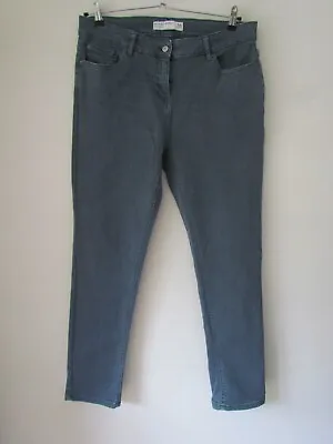 £12.99 • Buy Next Womens Petrol Blue Green Relaxed Skinny Jeans Size 16 Reg   X342g