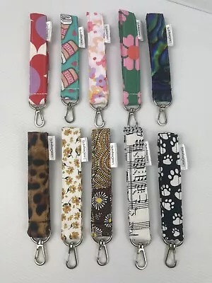 Wristlet Keychain / Key Fob /Australian Handmade/ Key Ring /Wristlet /Fabric • $10