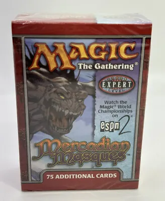 MTG Magic The Gathering Mercadian Masques Tournament Pack *Sealed* WotC 1999 • $125