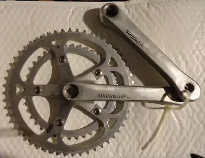 VINTAGE SUGINO MP 110 CrankSet Double 52/40T Road BIKE - BMX  ( MAKE OFFER) • $45