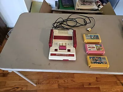 Famicom Console And Games Only • $12