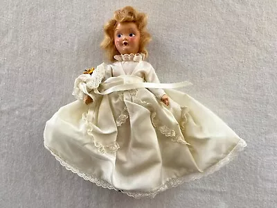 1940s VIRGA Hard Plastic BRIDE Doll Jointed Arms  • $9.99