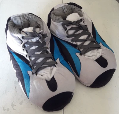 £25 • Buy One Size Fits All Aj Banned White Black  Blue Slippers Snug Trainers Sneakers
