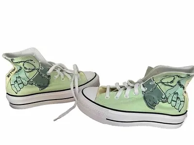 Size 5 - Converse Millie Bobby Brown Chuck Taylor All Star Hi Rise Green • £192.76