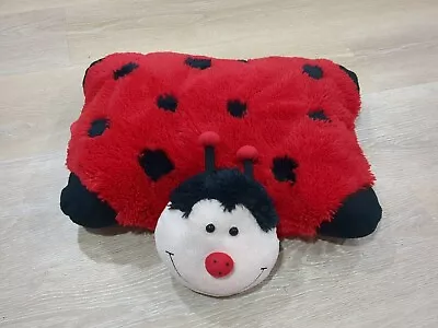 My Pillow Pet Stuffed Animal Lady Bug Ladybug  Black & Red 18   2009 Rare • $15.90