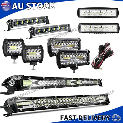 LED Work Light Bar Flood Spot Lights Driving Lamp Offroad Car Truck SUV 12V 24V • $15.89