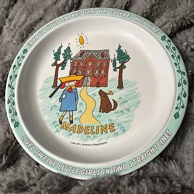 Vintage Madeline Melamine Child's 8.5  Plate Eden Made In Taiwan • $7