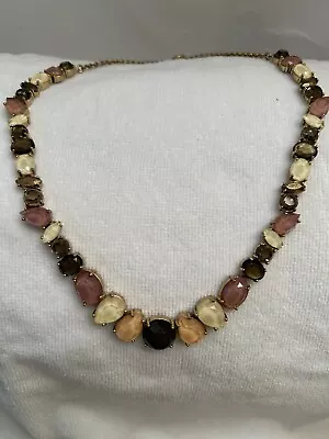 Ann Taylor Loft Multi Color Faux Gemstone Statement Necklace • $17.50