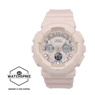 Casio Baby-G Standard Analog-Digital Light Pink Resin Band Watch BA130WP-4A • $172.92
