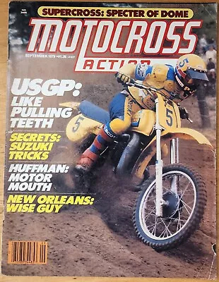 Motocross Action Magazine September 1979 Vintage MX USGP Danny LaPorte Suzuki • $19.97