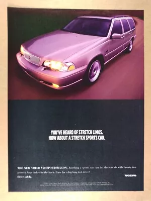 1997 Volvo V70 Wagon Vintage Print Ad • $9.99