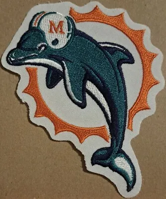 Miami Dolphins Embroidered Iron On Patch • $35