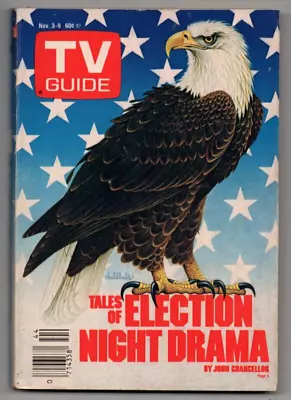 TV Guide Magazine Nov 3 1984 Eagle Election Night Don Johnson Mary Cadorette • $11.50