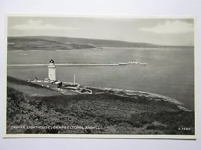 Davaar Lighthouse Campbeltown Argyll Vintage Postcard K36 • £3.99