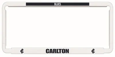 OFFICIAL AFL CARLTON BLUES Car Number Plate Frame Cover Surround • $19.99