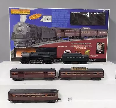 MTH 30-4038-1 PRR 6-8-6 Bantam Turbine O Gauge Steam Passenger Train Set W/PS 2 • $163.61