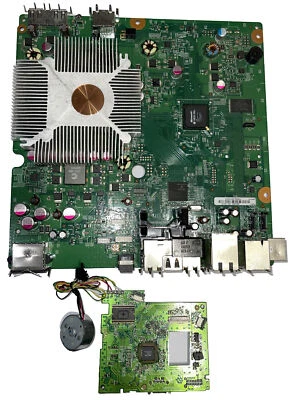 Xbox 360 Slim Corona Motherboard W/ Married DVD Board Red Ring Error 0100 Repair • $12.74