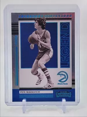 Pete Maravich 2021-22 Contenders Basketball Legendary Holo Hawks Q1450 • $1