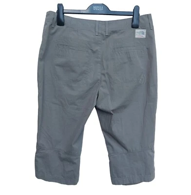 The North Face Women's Trousers 3/4 Length Cargo Shorts Marsh Green Hiking UK 12 • £21.99