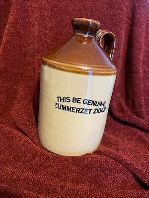 Large Stoneware Pearson Of Chesterfield Empty Cider Flagon 20cm Tall. • £0.99