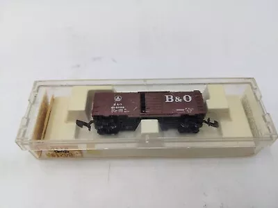 Micro Trains Z Scale Baltimore & Ohio Single Door Boxcar 14115 • $24.99