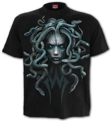 £15.45 • Buy Spiral Direct STONE GAZE Mens Medusa/Snake/Biker/Rock/Skulls, T-Shirt, Clothing