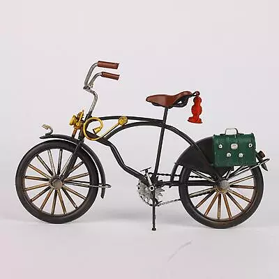 Classic Metal Bike Statue Figurines Wall Sculpture Collectible Crafts Desktop • $30.68