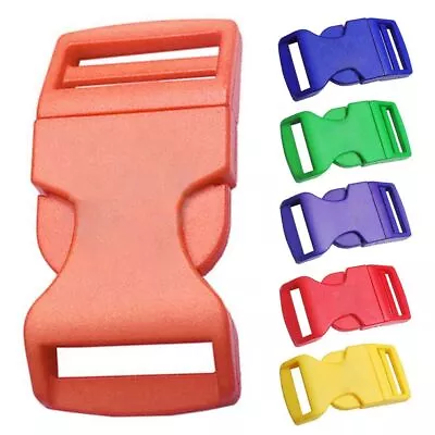 5pcs Colorful Paracord Bracelet Buckle 20mm Bracelet Woven Buckle  Outdoor Tool • $7.58