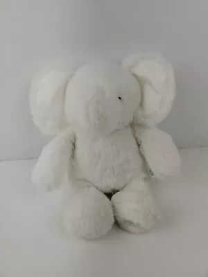 Carters Musical Stuffed Plush White Lullaby Light Up Elephant Soother Baby Toy • $6.25