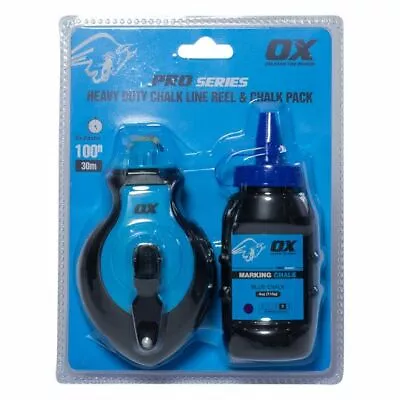 OX PRO ALUMINIUM Made With KEVLAR® CHALK LINE REEL AND REFILL - OX-P506302 • $28.95