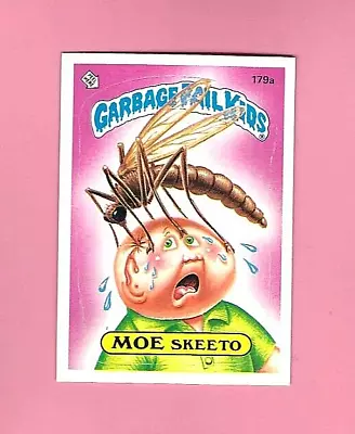 Garbage Pail Kids Moe Skeeto Sticker Card • $1.50