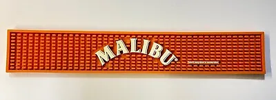 21  X 3.5  MALIBU Rum Orange Rubber Bar Rail Spill Mat • $8.39