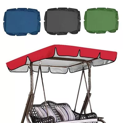 £5.36 • Buy Replacement Canopy For Swing Seat 2/3 Seater Garden Hammock Swing Top Cover NEW
