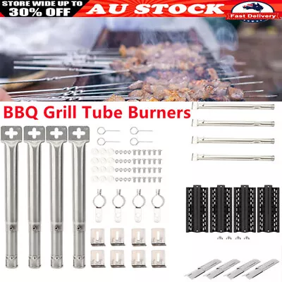 4x Scalable BBQ Gas Grill Tube Burners Stainless Steel Universal Replacement AU • $36.50