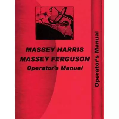 Operator's Manual Fits Massey Ferguson 135 • $46.89