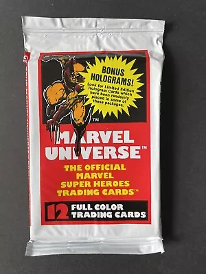 Marvel Universe 1990 Impel Series 1 Trading Cards 1 Pack Sealed Wolverine • $15