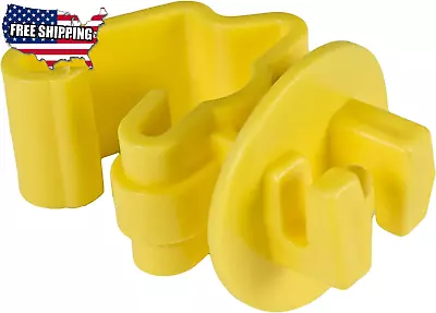 Electric Fence T Post Insulators ITY Z Standard Snug Fitting Wire Yellow 25Pcs  • $9.52