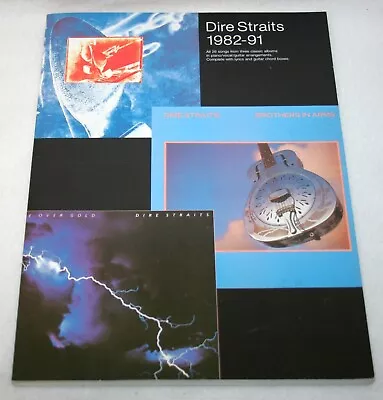 DIRE STRAITS 1982-1991 3 Album SONG BOOK Sheet Music MARK KNOPFLER Guitar Piano • $24.99