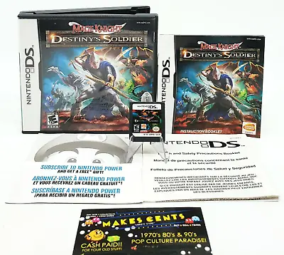 Mage Knight: Destiny's Soldier Nintendo DS Complete W/ Game Case & Manual • $24.98
