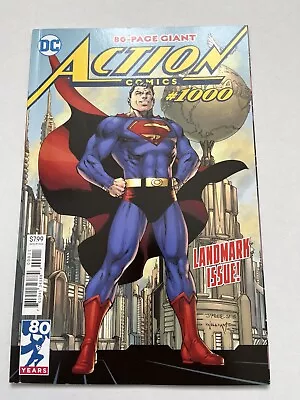 Action Comics #1000 Main Cover 2018 DC Superman • £0.99