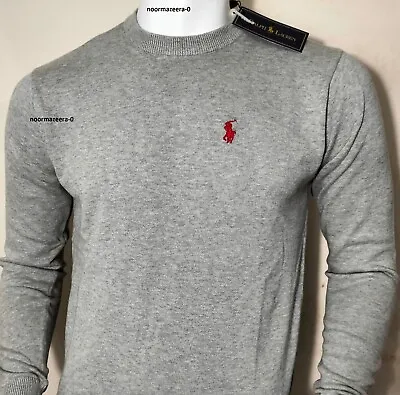 Full / Long Sleeve Ralph Lauren Polo Men's Cotton Pullover Sweater / Jumper • £29.78