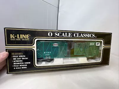 K-line K763-1751 New York Central NYC Classic O Scale Stock Cattle Car # 3121 • $34.99