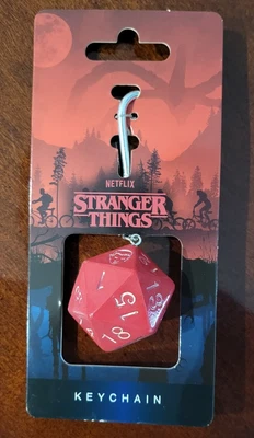 £5.99 • Buy Stranger Things D&D Dice Keychain