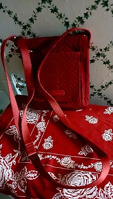 Vera Bradley Lovely  Lipstick💄red💋mini-hipster Purse In Excellent Condition❤️! • $9.99
