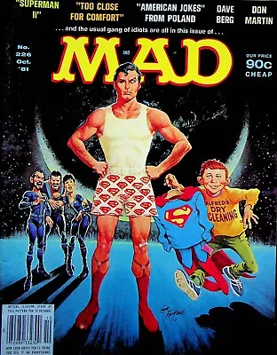 Vintage MAD Magazine Issue No. 226 October 1981 • $12.74