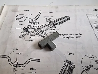 Mobylette Motobecane Motoconfort Decompressor Cable Slider 20012 NOS Vintage  • $10.11